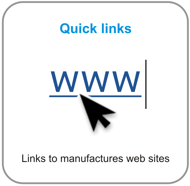 Web Sites links for Manfacutuer / Brands